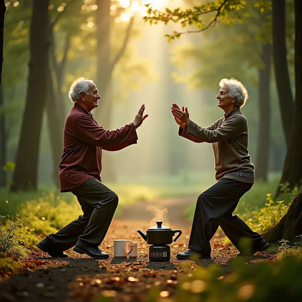 Természetes összetevők, mint a galagonya és a hibiszkusz, a tea elkészítése előtt.